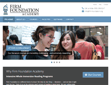 Tablet Screenshot of firm-foundation.org